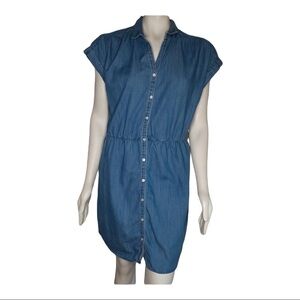 J Crew Factory Denim Dress Sz Small
